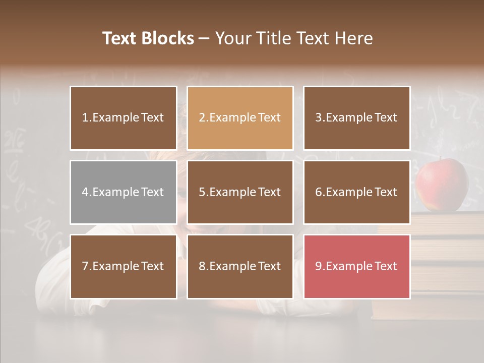 Education Lyceum White PowerPoint Template