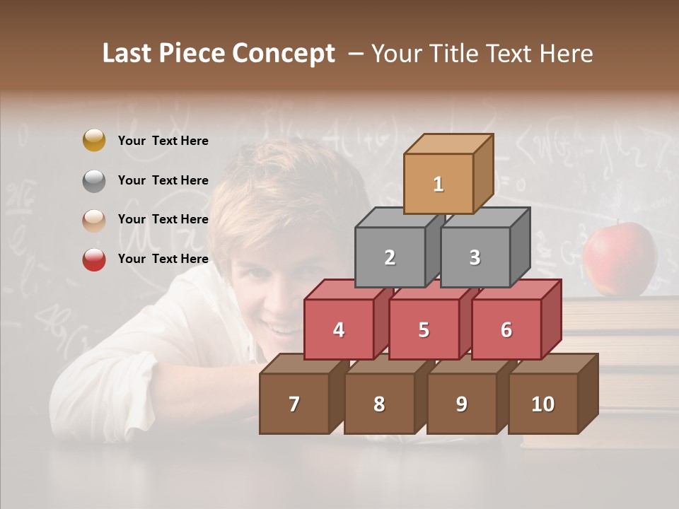 Education Lyceum White PowerPoint Template