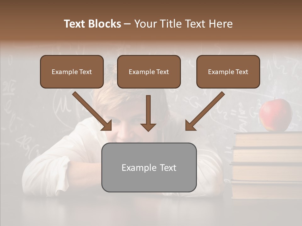 Education Lyceum White PowerPoint Template