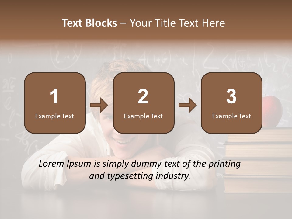 Education Lyceum White PowerPoint Template