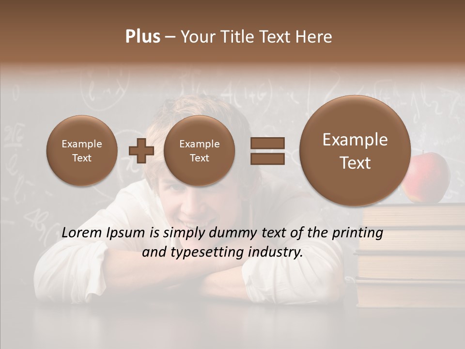 Education Lyceum White PowerPoint Template