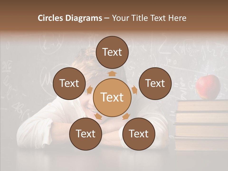 Education Lyceum White PowerPoint Template