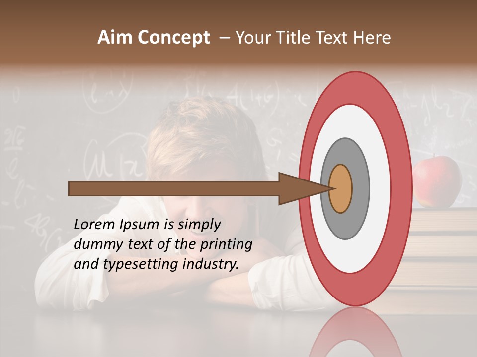 Education Lyceum White PowerPoint Template