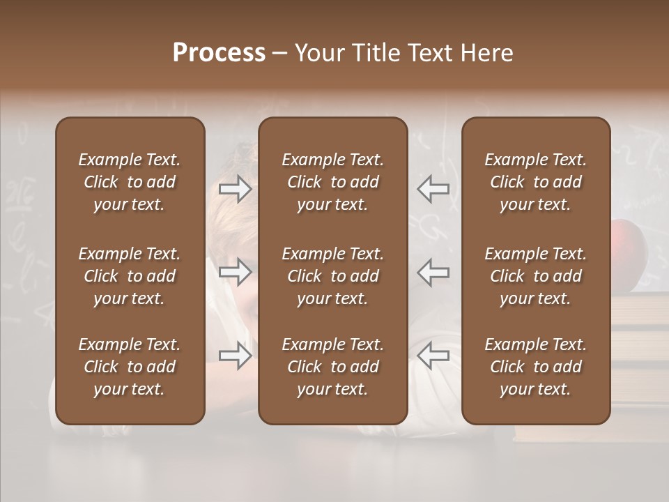 Education Lyceum White PowerPoint Template