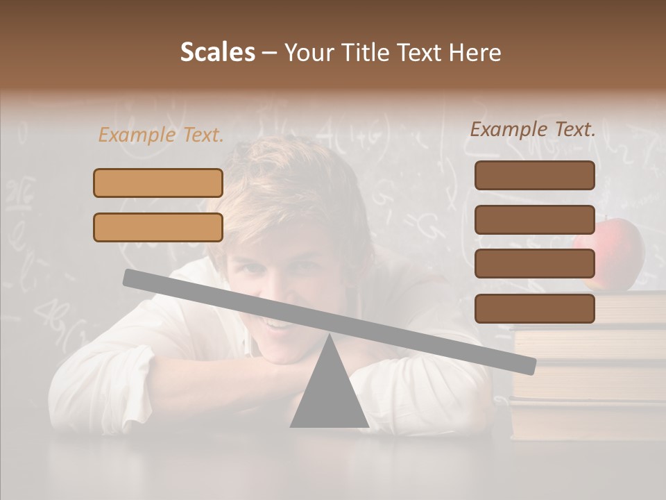Education Lyceum White PowerPoint Template