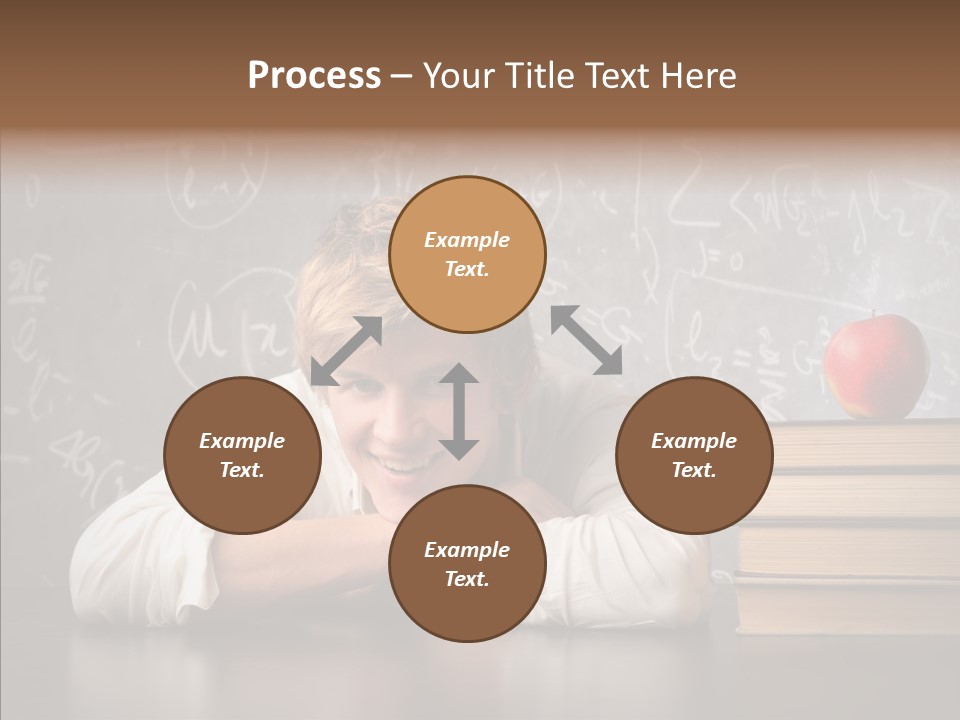 Education Lyceum White PowerPoint Template