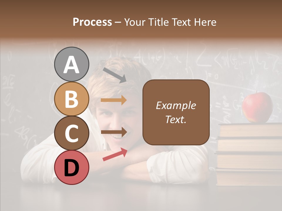 Education Lyceum White PowerPoint Template