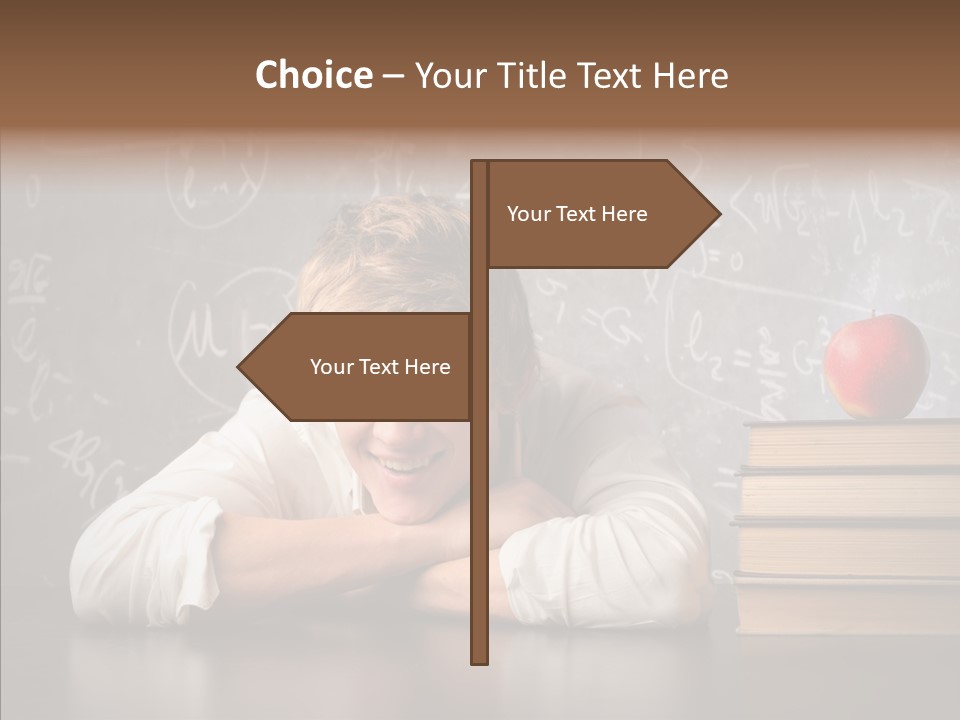 Education Lyceum White PowerPoint Template