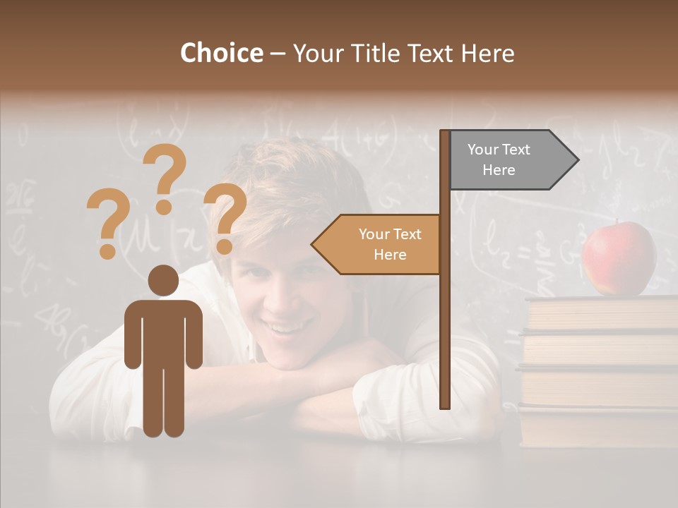 Education Lyceum White PowerPoint Template