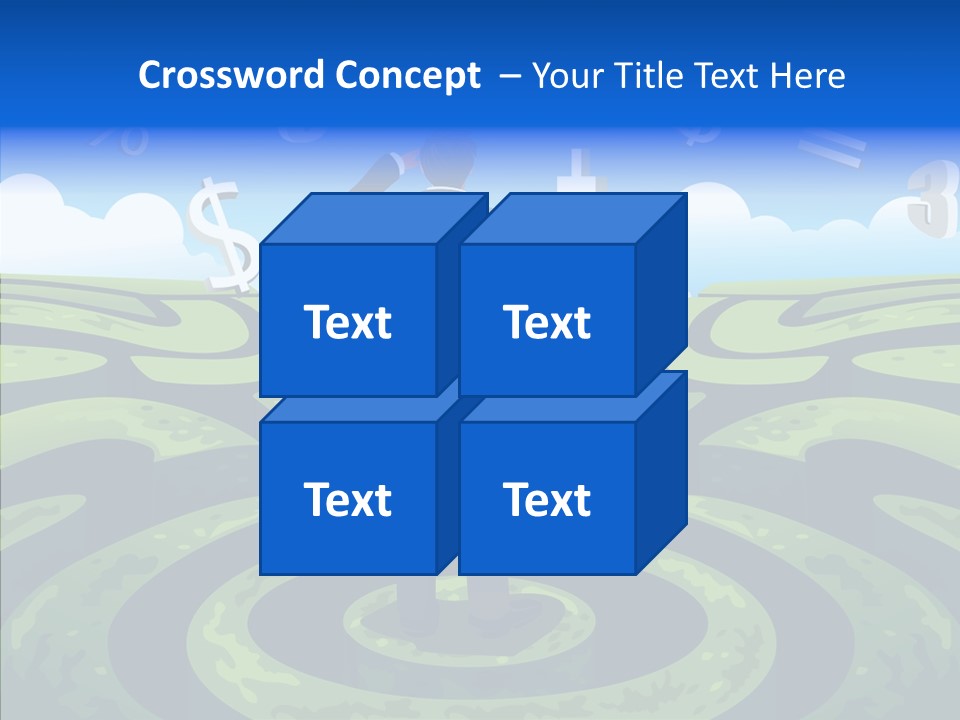 Male Professional Metaphor PowerPoint Template
