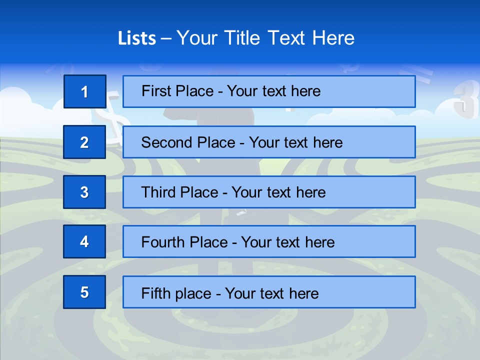 Male Professional Metaphor PowerPoint Template