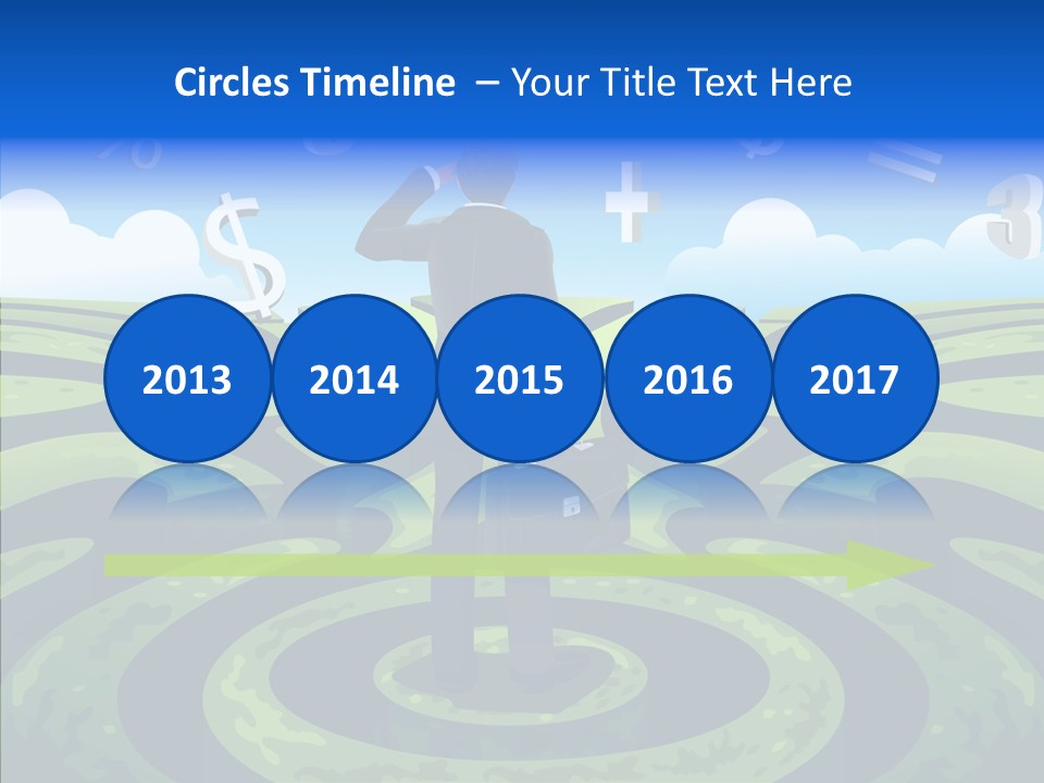 Male Professional Metaphor PowerPoint Template