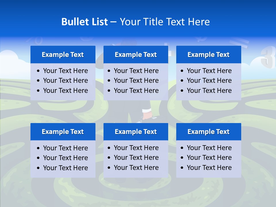 Male Professional Metaphor PowerPoint Template