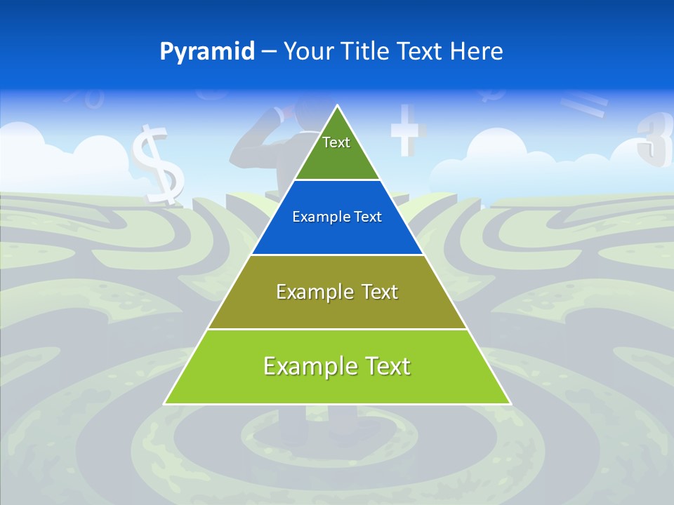 Male Professional Metaphor PowerPoint Template