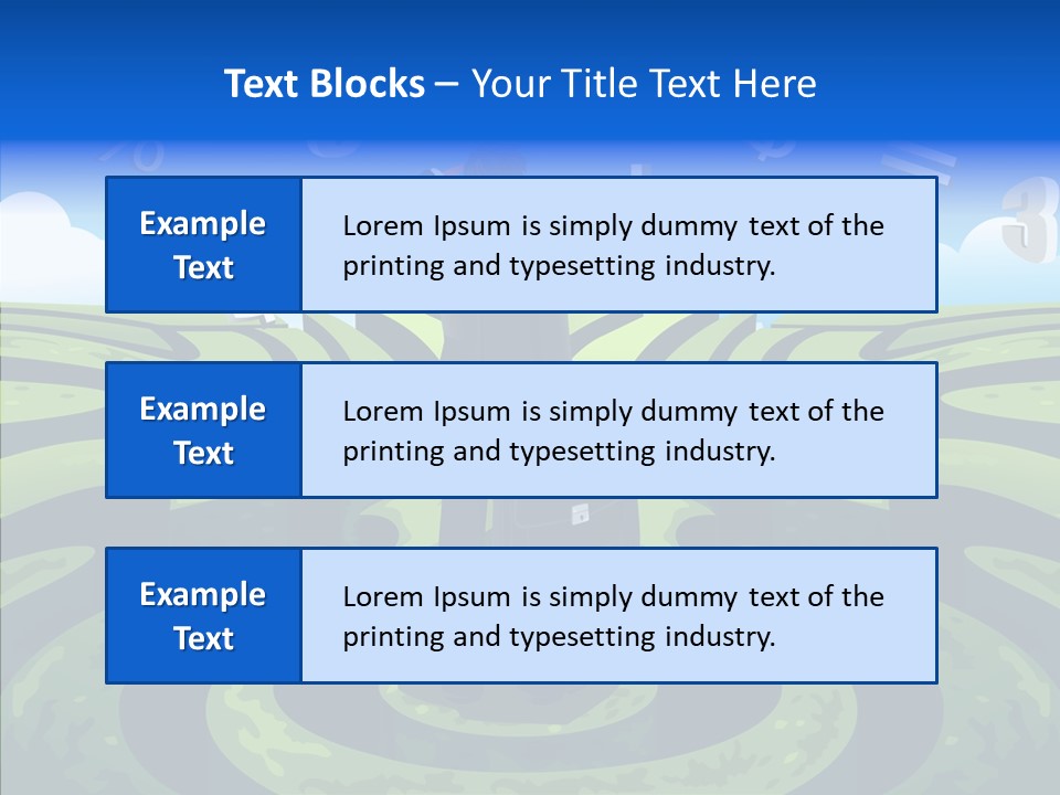 Male Professional Metaphor PowerPoint Template