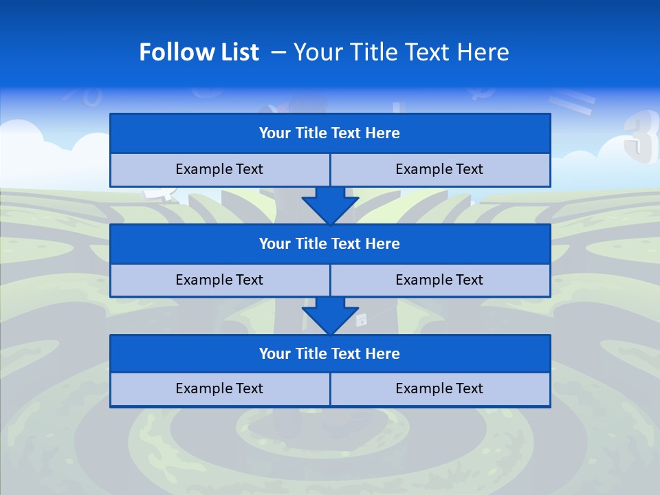 Male Professional Metaphor PowerPoint Template