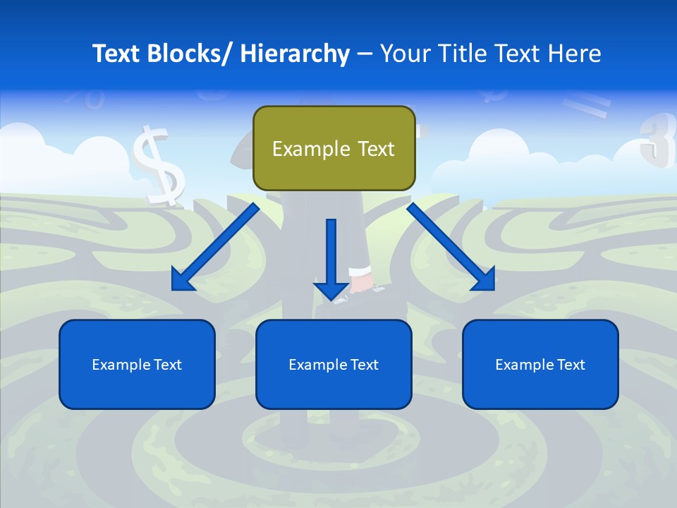 Male Professional Metaphor PowerPoint Template