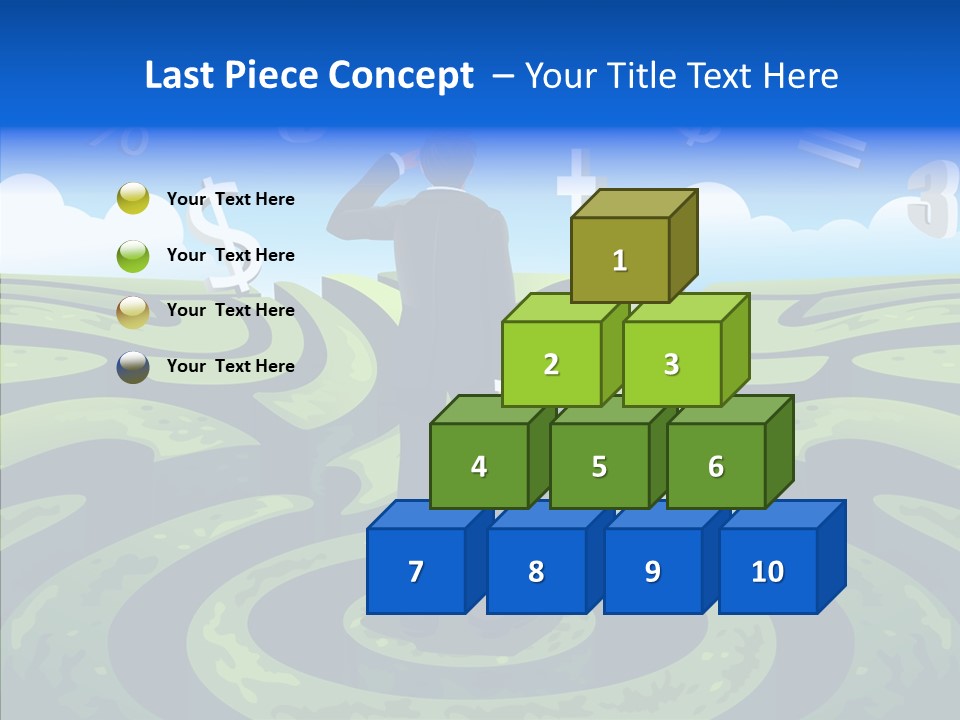 Male Professional Metaphor PowerPoint Template