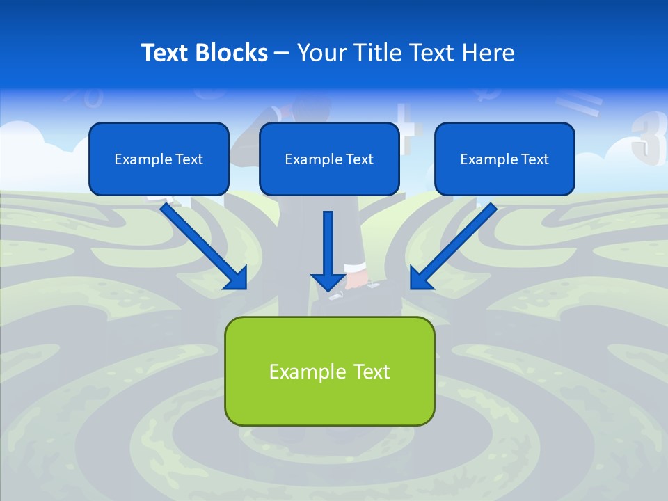 Male Professional Metaphor PowerPoint Template