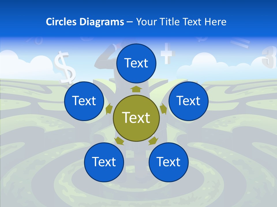 Male Professional Metaphor PowerPoint Template