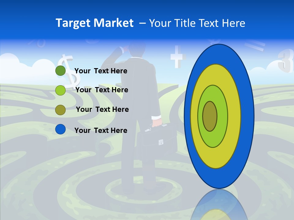 Male Professional Metaphor PowerPoint Template