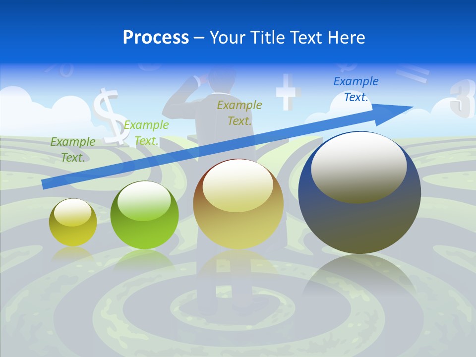 Male Professional Metaphor PowerPoint Template