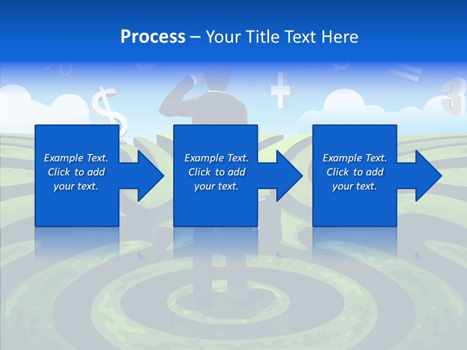 Male Professional Metaphor PowerPoint Template