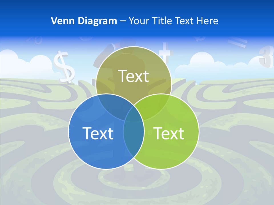 Male Professional Metaphor PowerPoint Template
