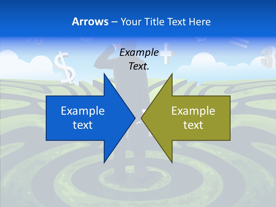 Male Professional Metaphor PowerPoint Template