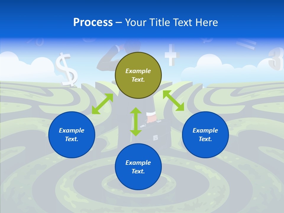 Male Professional Metaphor PowerPoint Template
