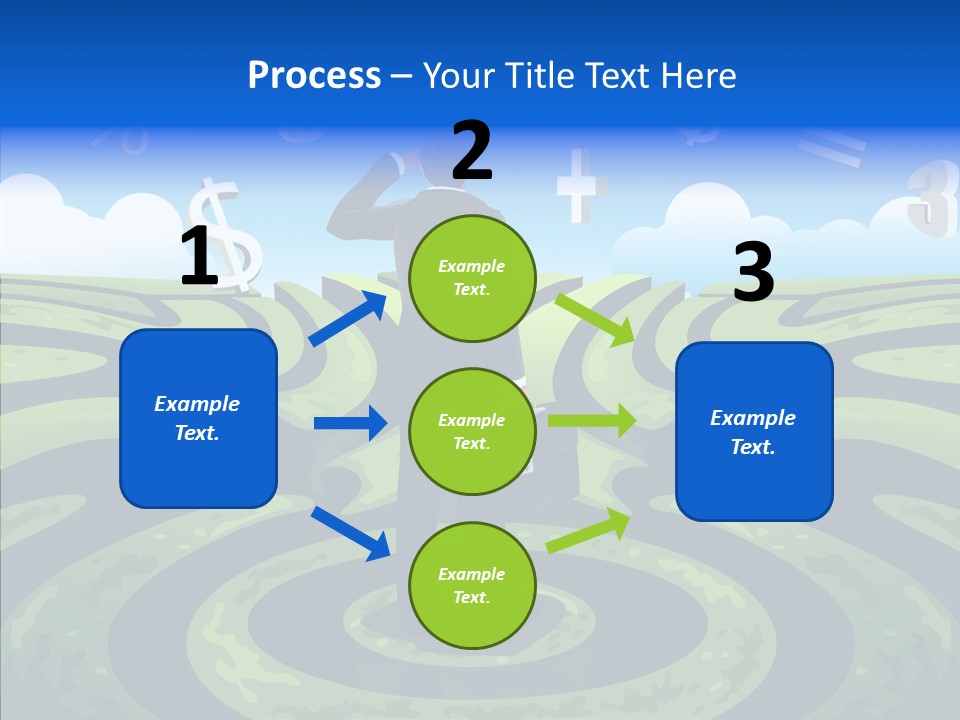Male Professional Metaphor PowerPoint Template