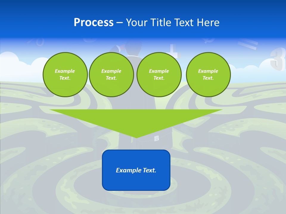 Male Professional Metaphor PowerPoint Template