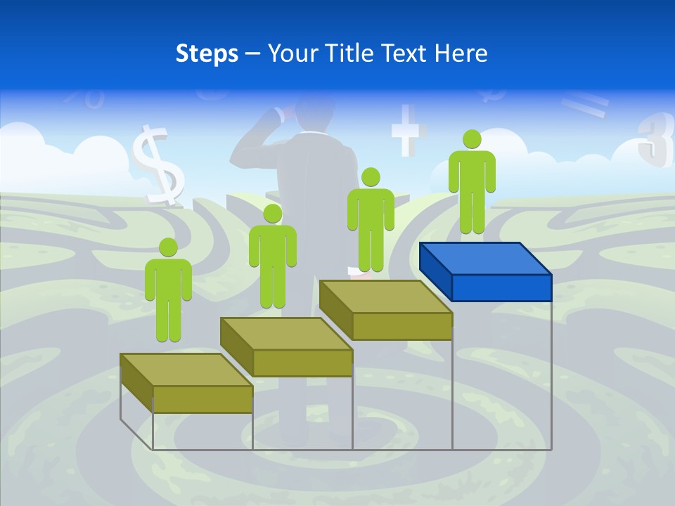 Male Professional Metaphor PowerPoint Template