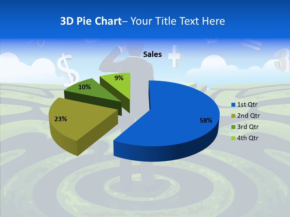 Male Professional Metaphor PowerPoint Template