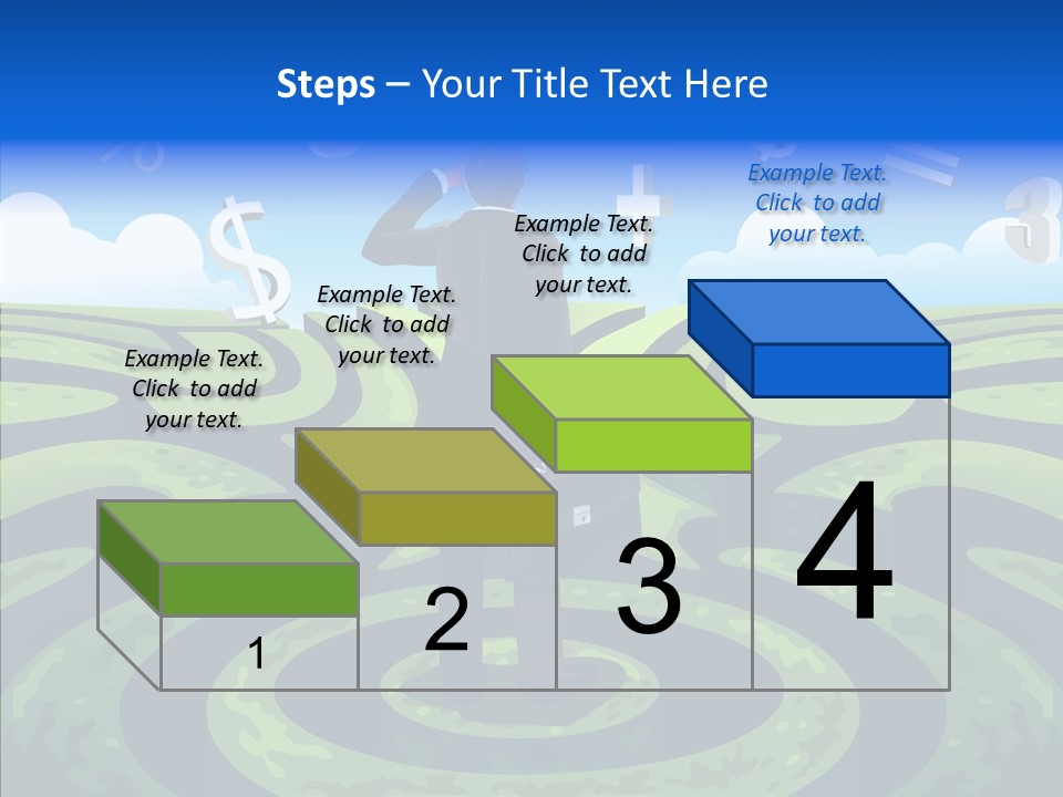 Male Professional Metaphor PowerPoint Template