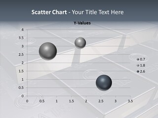 Silver Bars Pure Illustration PowerPoint Template