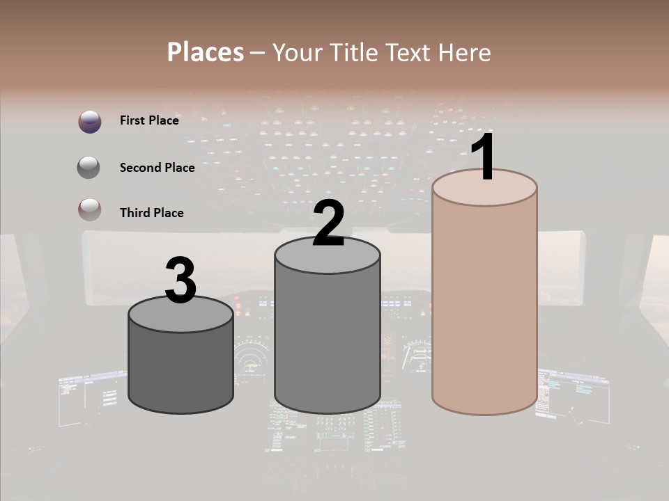 Technology Light Cockpit PowerPoint Template