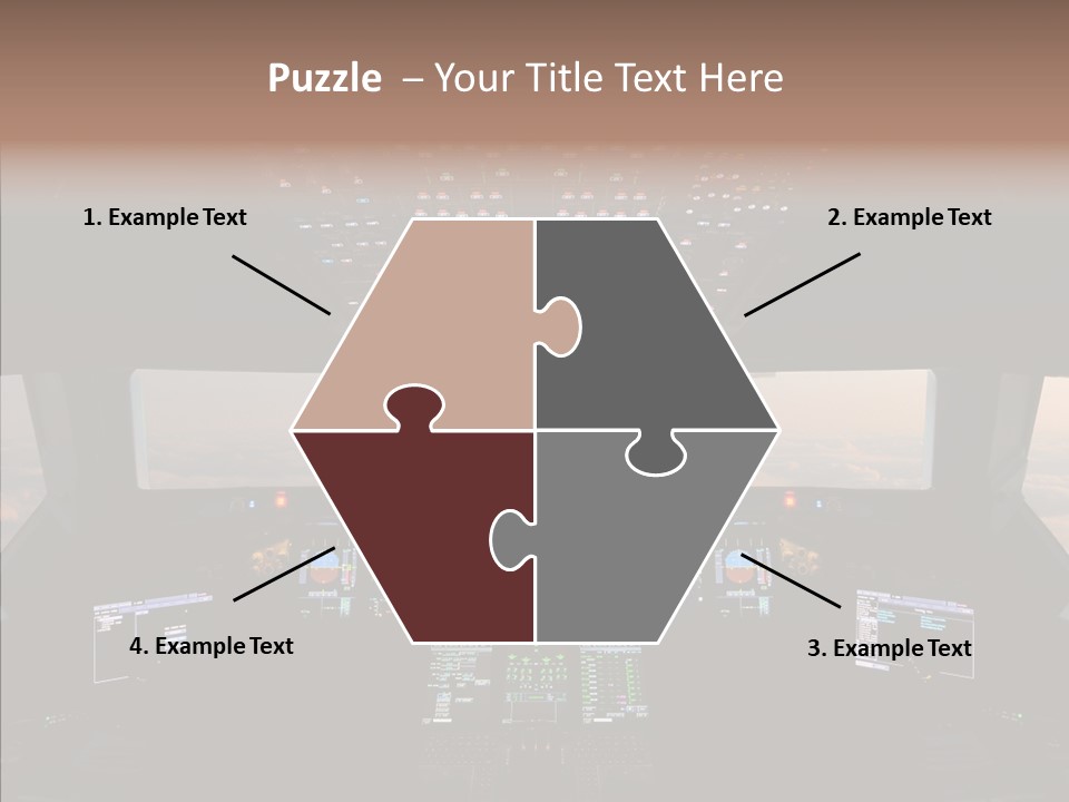Technology Light Cockpit PowerPoint Template