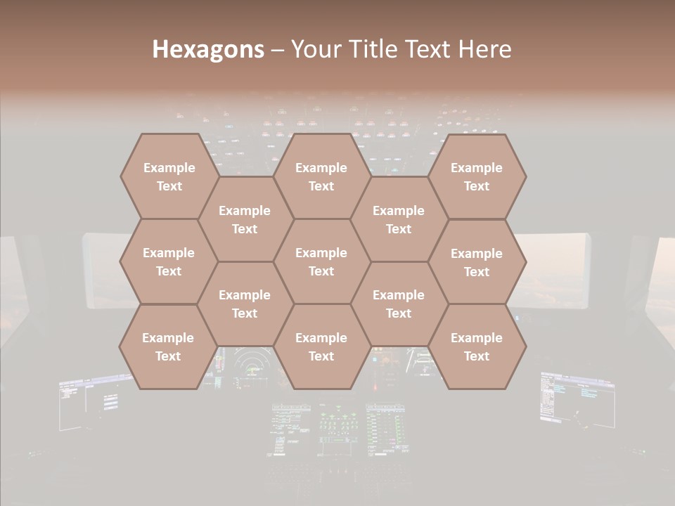 Technology Light Cockpit PowerPoint Template