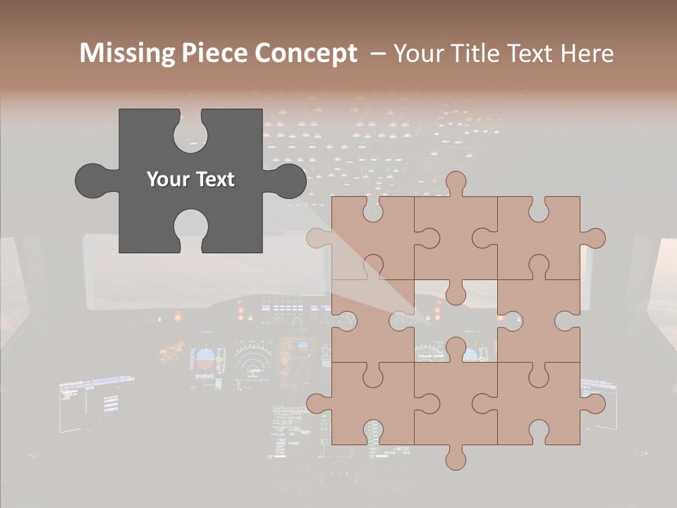 Technology Light Cockpit PowerPoint Template