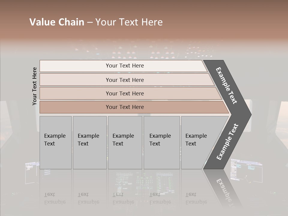 Technology Light Cockpit PowerPoint Template