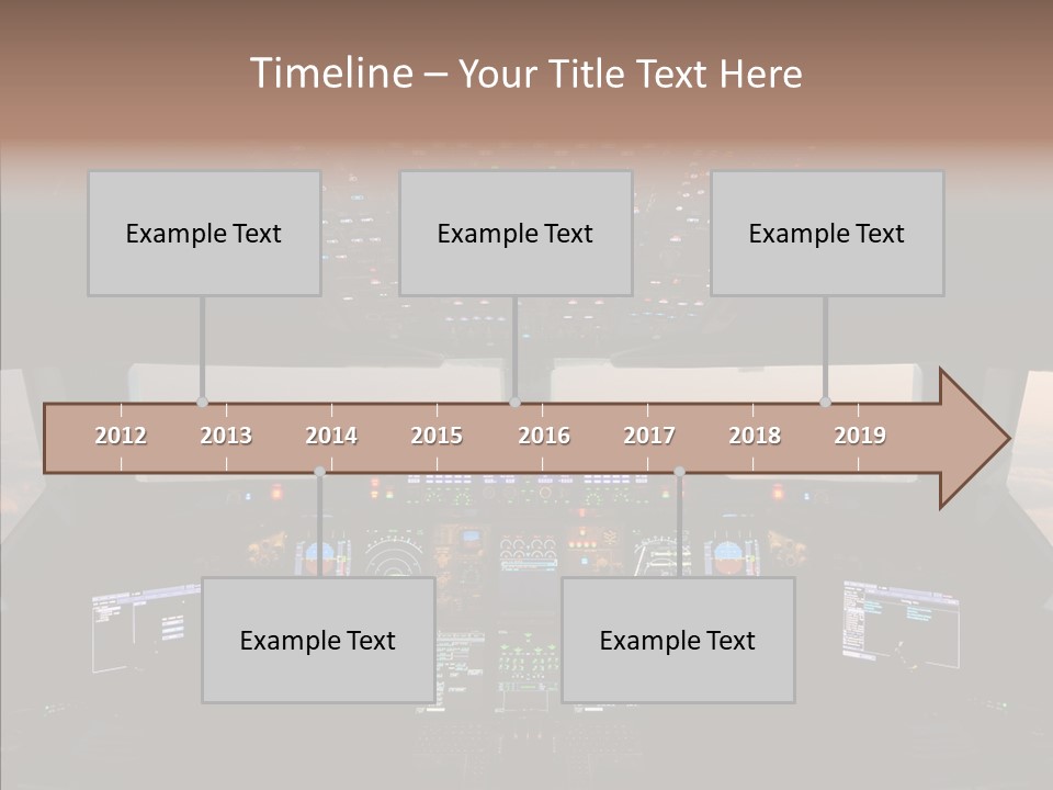 Technology Light Cockpit PowerPoint Template
