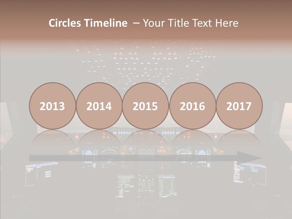 Technology Light Cockpit PowerPoint Template