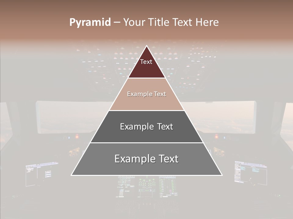 Technology Light Cockpit PowerPoint Template