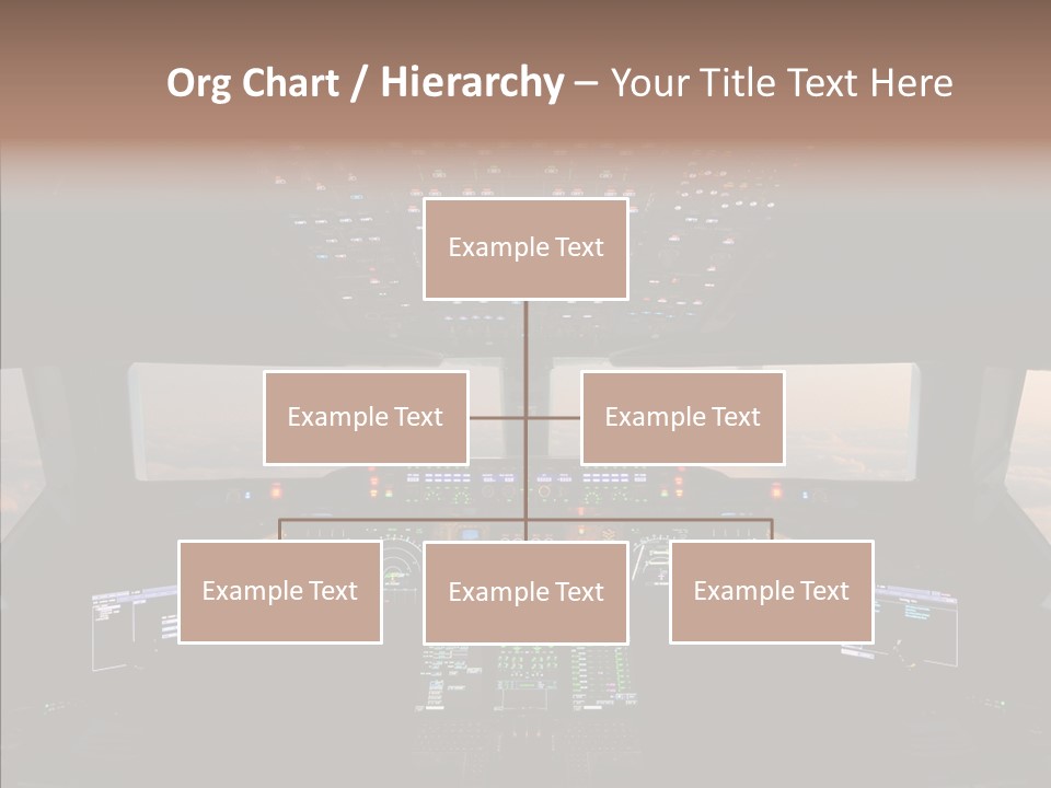 Technology Light Cockpit PowerPoint Template