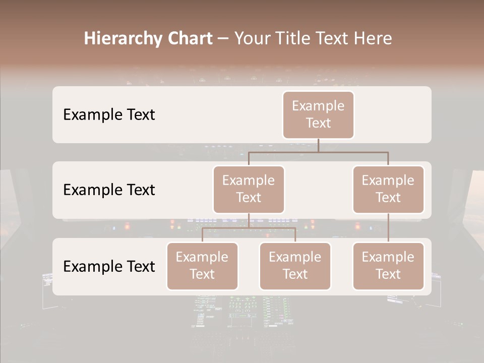 Technology Light Cockpit PowerPoint Template