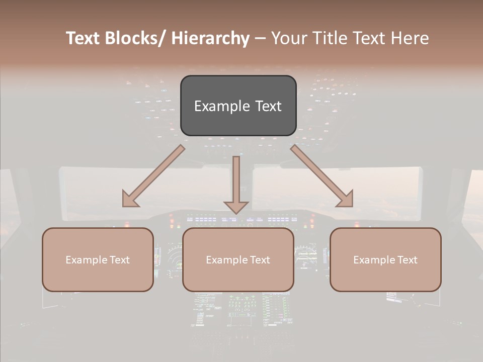 Technology Light Cockpit PowerPoint Template