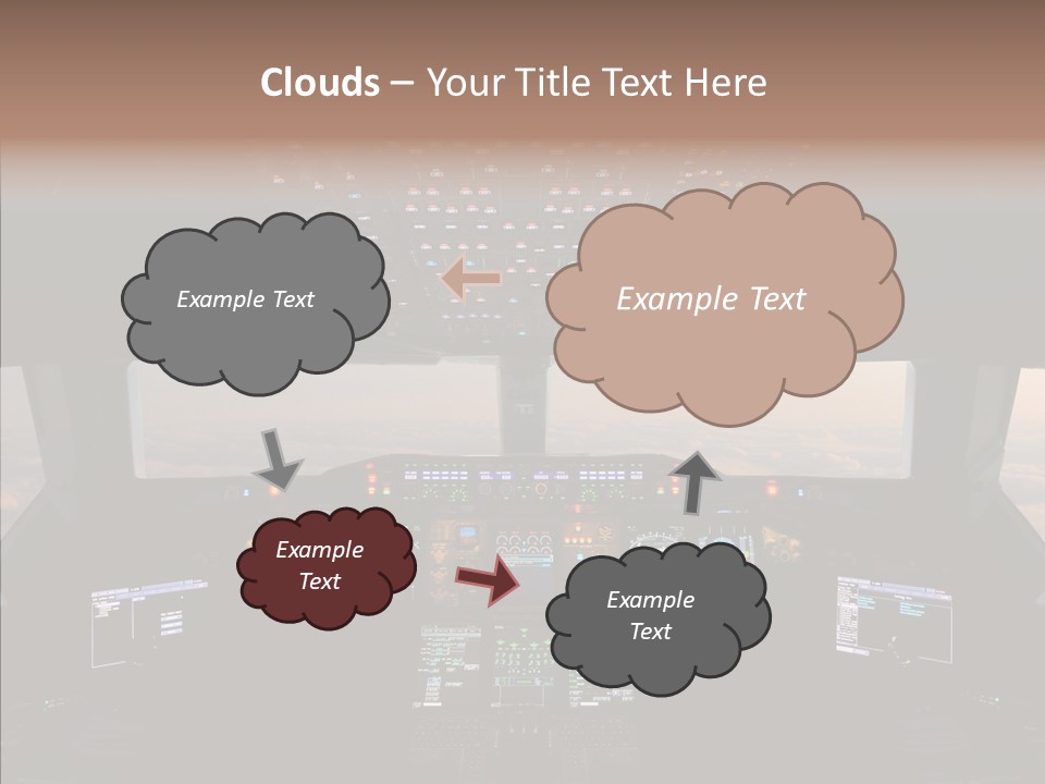 Technology Light Cockpit PowerPoint Template