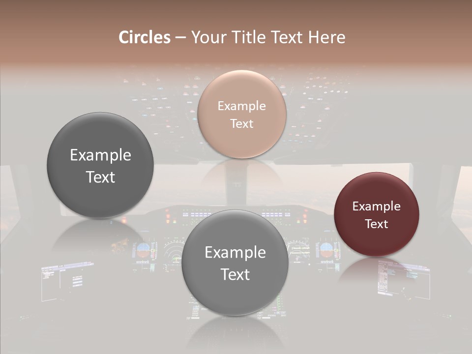 Technology Light Cockpit PowerPoint Template