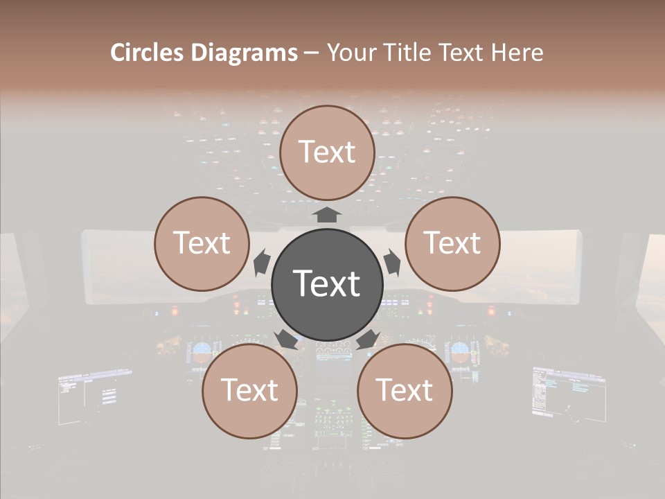Technology Light Cockpit PowerPoint Template
